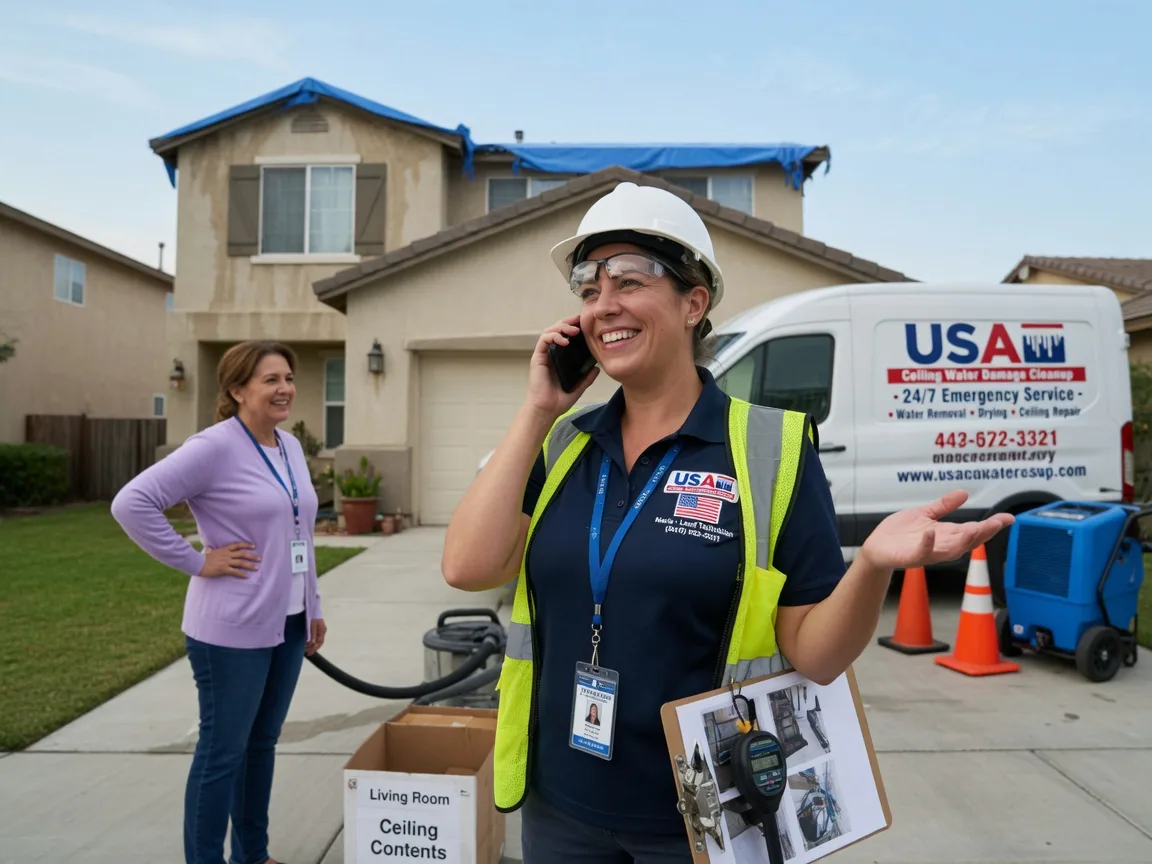 Ceiling Water Damage Restoration Realitos, TX FAQs